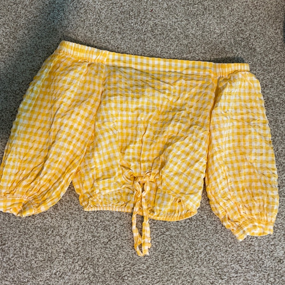 Off Shoulder Crop Top